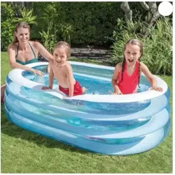 5ft Oval Whale (IND*88) Fun Swimming Pool For Kids With Pump Inflatable Swimming Pool-picture-12