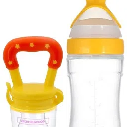 Premium Silicone Soother & Spoon Feeder Teether and Feeder-10