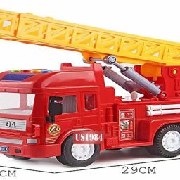 Big Size Friction Powered Realistic Fire Rescue Truck Toy with Light and Musical Fire-75