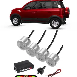 PKNA1537 White Car Reverse Parking Sensor with LED Display 4 Sensor PKNA1537 Parking Sensor-21