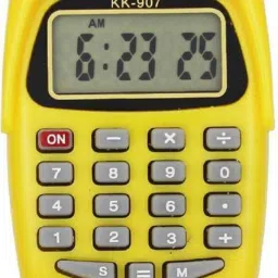 Digital Yellow Clock-21