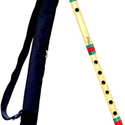 B# Medium Professional Flute With Bag Bamboo Flute-30