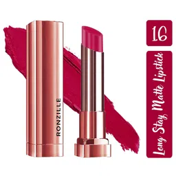 Ronzille Non Drying & Lightweight Long Stay Matte Lipstick - Paprika 16-51