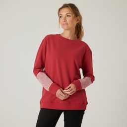 Women Sweater 100 For Gym-Red Print-image-70