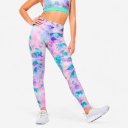 domyos Women Gym Leggings High-Waist - Print-picture-10