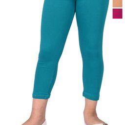 BAESD Girls Pack Of 3 Slim Fit Capris-image-94