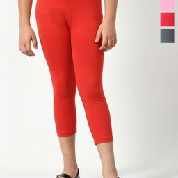 BAESD Girls Pack Of 5 Mid-Rise Capris-picture-20