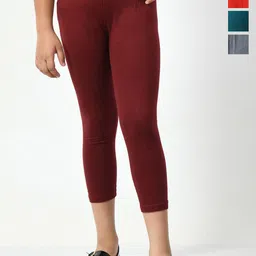 BAESD Girls Pack Of 4 Mid-Rise Capris-picture-38