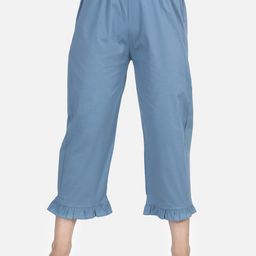 Cutiekins Girls Blue Capris-18