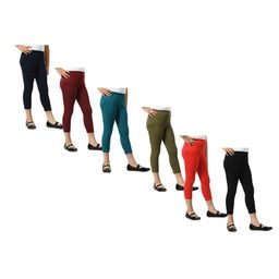 BAESD Girls Pack Of 6 Skinny Fit Capris-picture-35
