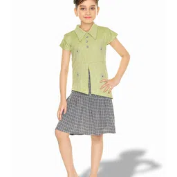 BAESD Girls Printed Top with Skirt-image-28