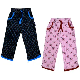 IndiWeaves Girls Pack of 2 Printed Mid-Rise Cotton Capris-image-65
