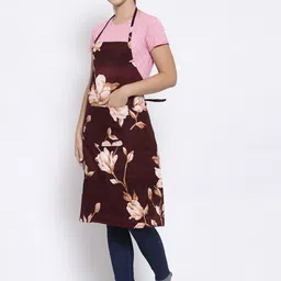 Arrabi Pack of 2 Printed Apron With Pockets image 3
