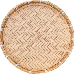 Bamboo 12 Inch Traditional Standard Size Tray | Made Dagra/Dala Tray-16