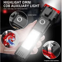 AAHI ENTERPRISE 3322 4 Mode Rechargeable Flashlight Torch image 3