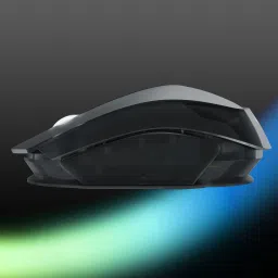 ZEBRONICS ZEB-CLEAR Wireless mouse with Nano receiver,3 Buttons, (DARK GREY) Wireless Optical Mouse image 2