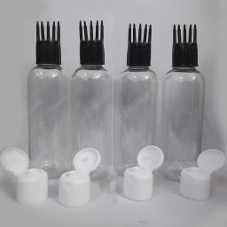 Hair Root Applicator Bottle with Comb Cap for Applying Hair Oil, Shampoo and MedicinesVedini Hair Root Applicator Bottle with Comb Cap for Applying Hair Oil, Shampoo and Medicines (100ml, Pack of 4)-7