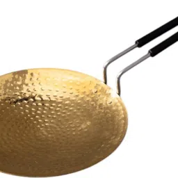 Brass Roti Tawa 26cm | Durable PVC Handle for Making Roti Tawa 26 cm diameter with Lid-21