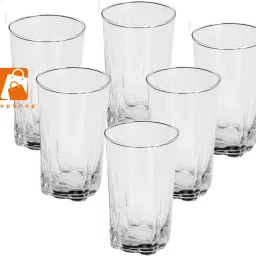 (Pack of 6) 100%Food Grade Cold drinks || Tea Coffee Milk Daily use Glass Tumbler Glass Set Water/Juice Glass-image-65