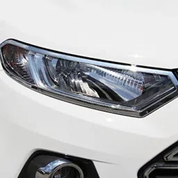 chrome Plated Headlight Frame-19 Car Exterior Accessories (Pack of 2) Chrome Ford Ecosport Front Garnish-image-18