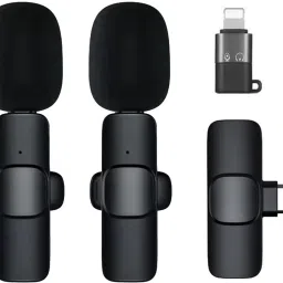 Pyrros K9 Wireless Microphone for Type C Mobiles Mic for Youtube Recording Podcast Vlog Camera Microphone-6
