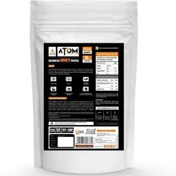 as-it-is nutrition ATOM Beginners Whey Choco Hazel Fusion 1kg+ AS-IT-IS Creatine 100g (Combo Pack) Whey Protein image 4