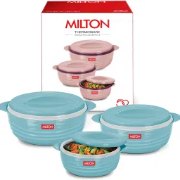 Aspire Jr. Set Inner Stainless Steel Casseroles Pack of 3 Serve Casserole-picture-25