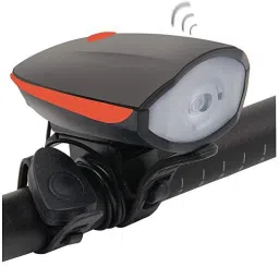 2-in-1 USB Rechargeable Bicycle Horn Light (3 modes) LED Front Light-image-84