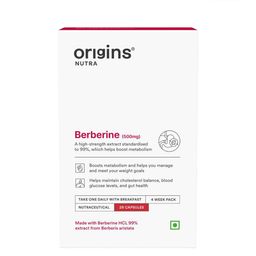 Origins Nutra Berberine Boost Metabolism & Energy Levels Capsules - 28 Capsules-26