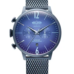WELDER Men Brass Dial & Stainless Steel Analogue Multi Function Watch WWRC1035-26