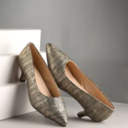 CLOG LONDON Printed Block Pumps image 1
