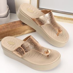 ELLE Textured Flatform Heels-39