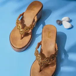 Inc 5 Embellished Open Toe Wedges-14