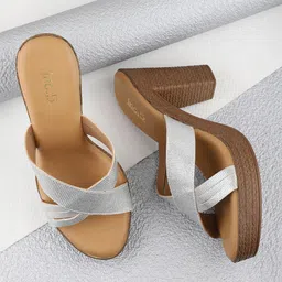 Inc 5 Criss-Cross Open Toe Platform Heels-9