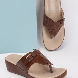 Carlton London Textured Buckle Detailed Open Toe Heels-30
