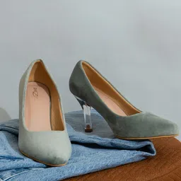 Shezone Pointed Toe Slim Heels Pumps-11