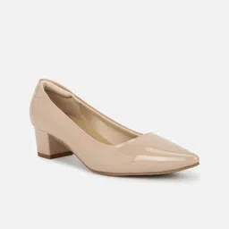Van Heusen Woman Pointed Toe Block Heeled Pumps-2