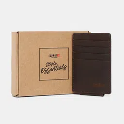 SPYKAR Men Brown Leather Money Clip-image-18