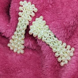 Comet Busters  Set of 2 Beaded Tic Tac Hair Clip-27
