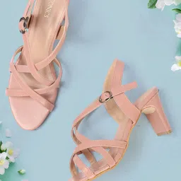 ICONICS Strappy Block Heels-42
