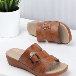 Carlton London Buckle Detailed Comfort Heels-52