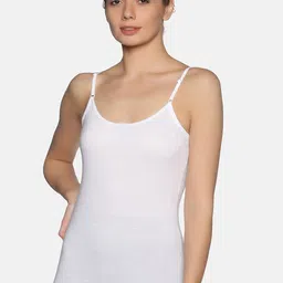 NOT YET by us Women White Adjustable Strap Camisole-image-86