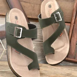 SOFTIO Men Olive Green Comfort Sandals-picture-17