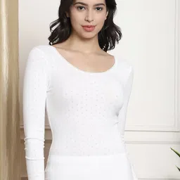 Kanvin Self Design Long Sleeves Thermal Top-image-40