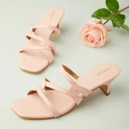 Vishudh Open Toe Slim Heels With Open Back-image-57