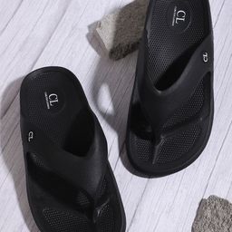 Carlton London Men Black Croslite Thong Flip-Flops-picture-22