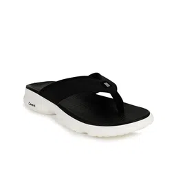 Campus Men Black & White Thong Flip-Flops-49