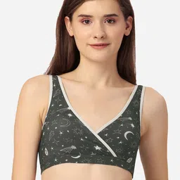 Soie Women Non Padded Non Wired Lounge Bra with Removable Cups-8