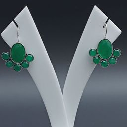 Ozanoo Silver-Plated Classic Drop Earrings-58