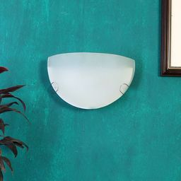 Devansh White Half-Glass Uplifter Wall Mounted Lamp-image-53